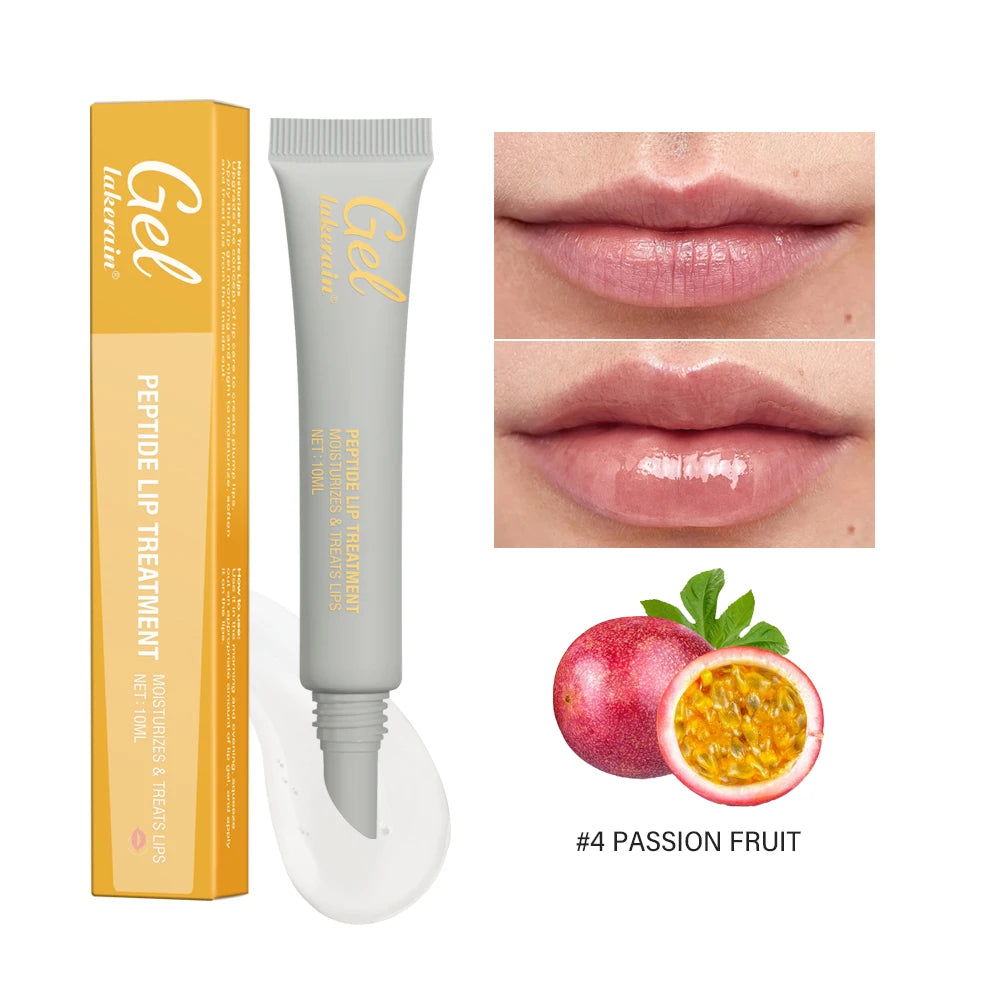 Moisturizing Lip Balm Nourishes Peptide Moisturizes Lightened Remove Dead Skin Lip Lines Anti-chapping Caramel Lip Care Gel