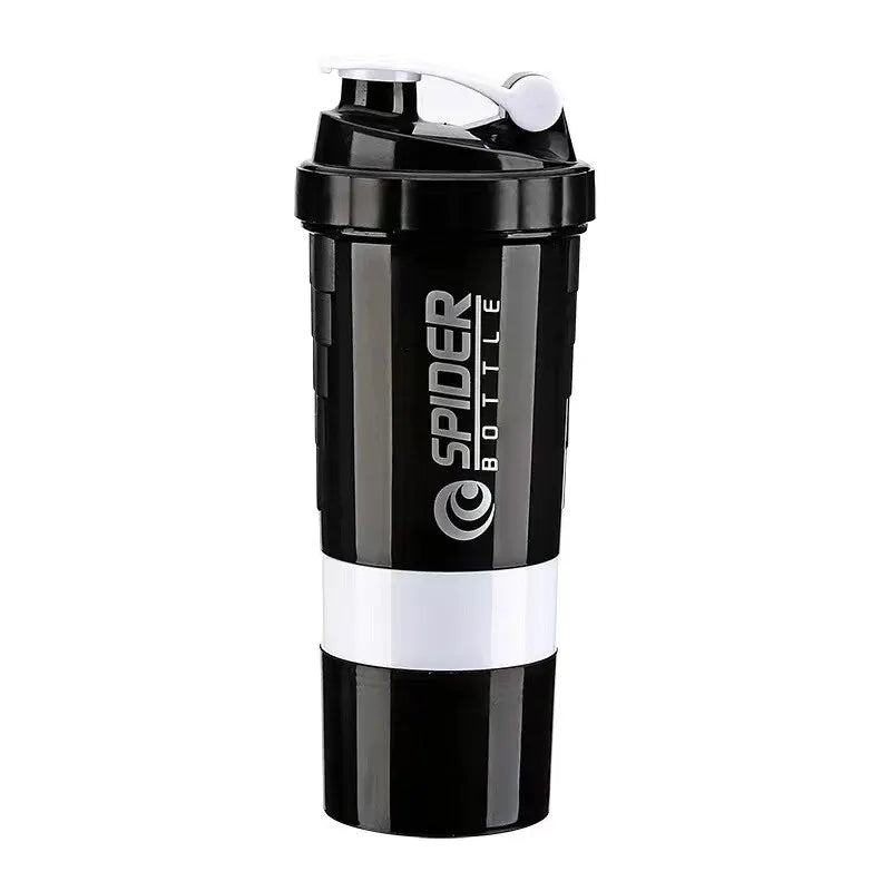 Shaker Protein 3 Layers Bottle Powder Shake Cup Water Bottle Plastic Mixing Cup Body Building Exercise Bottle