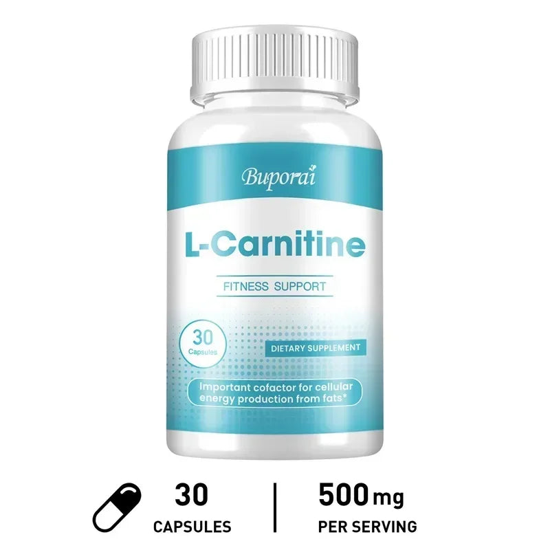 L-Carnitine Capsules 500mg- Weight Management,Support Energy,Grow Muscles, Promote Metabolism, Improves Memory and Concentration