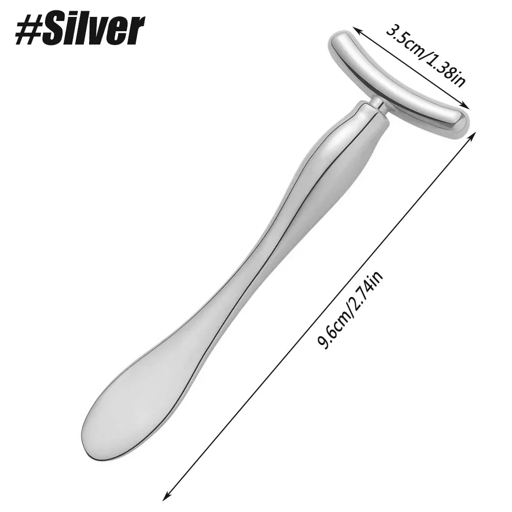 1PCS/2PCS Metal Eye Cream Applicator Wand Stick, Massager Tool for Facial Massage, Reduce Puffiness, Thin Face Magic Stick