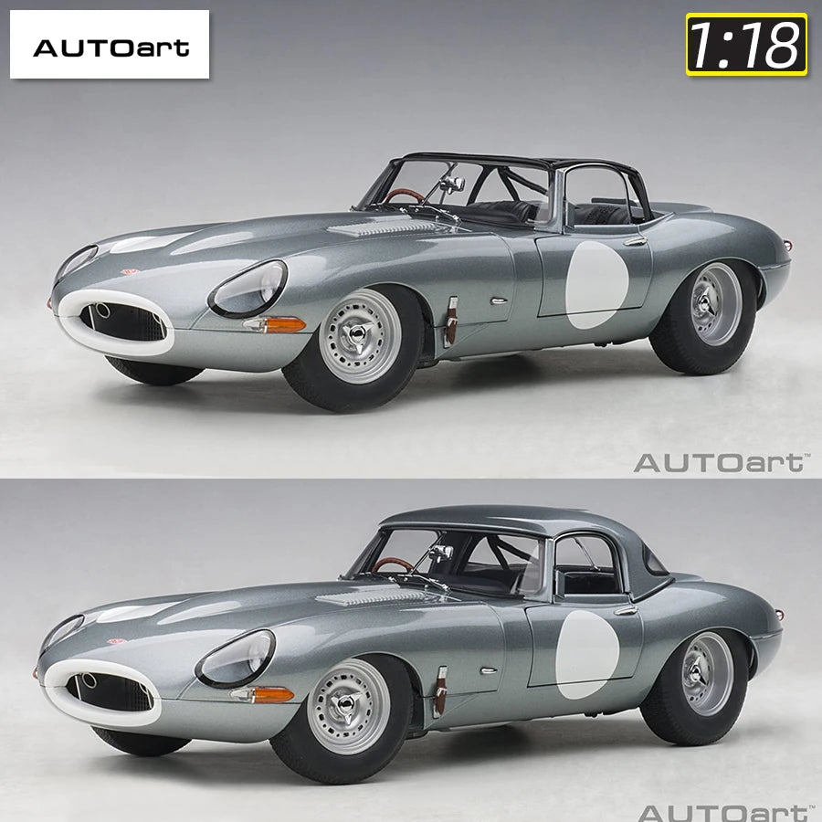 AUTOART 1:18 Jaguar Lightweight E-Type Car model Send to a friend Holiday gift Model collection