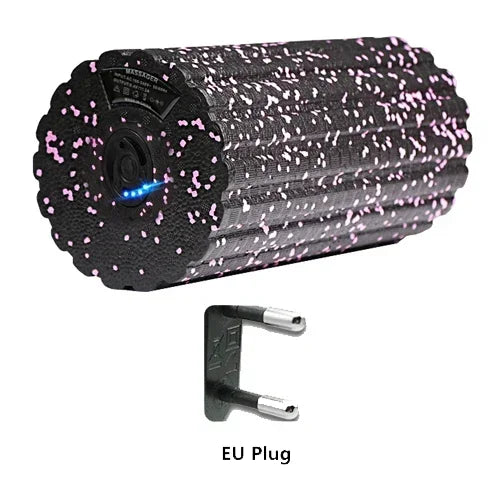 Foam Shaft Vibration Massage Roller – 5 Speeds Deep Tissue Muscle Relaxation
