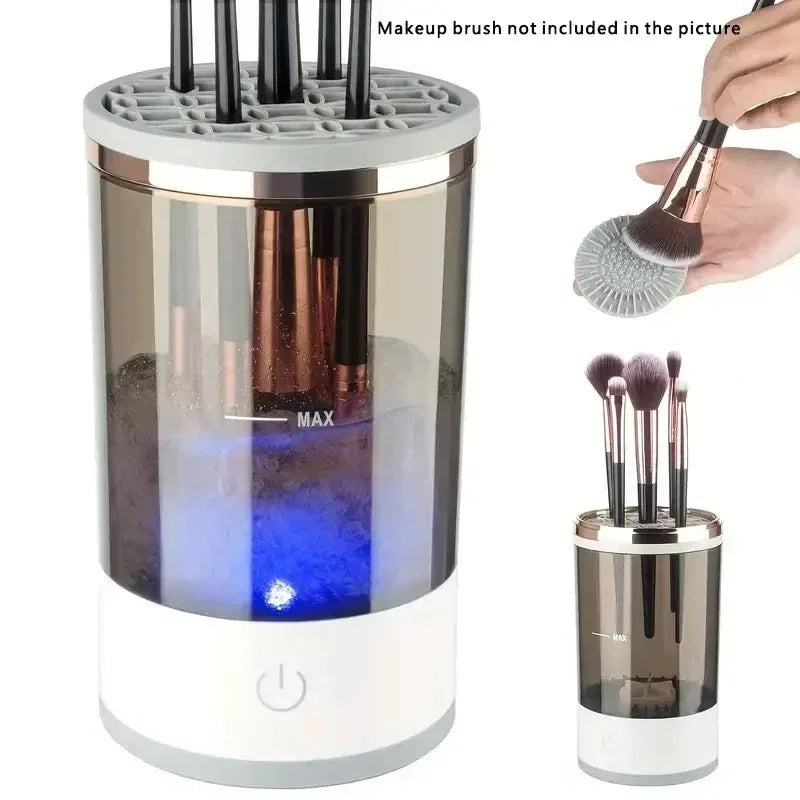 Automatic Rotating Makeup Brush Cleaner Electric Cosmetic Brush Washing Machine