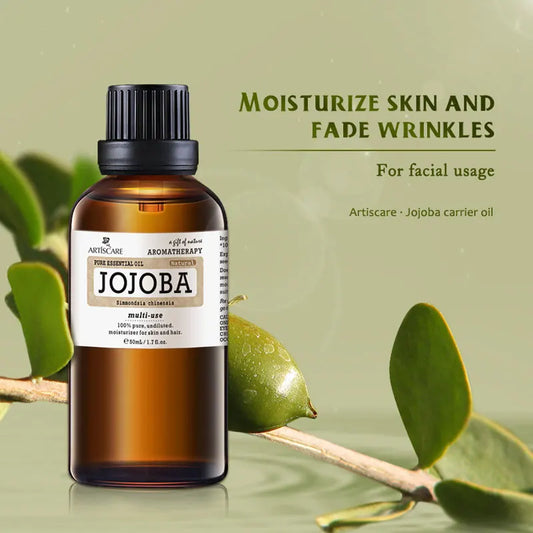 ARTISCARE Natural Jojoba Oil Rose hip Oil Sweet Almond Base Oil for Moisturizing Wrinkles Skin Care Massage Essential Oil