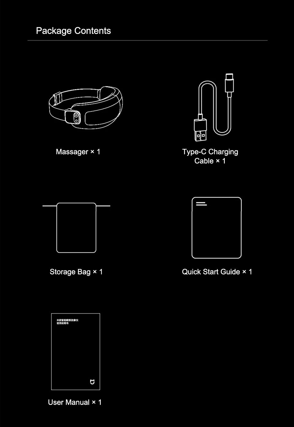 Original NEW MIJIA Smart Eye Massager Zone Massage Visual Folding Massage Glasses Custom Eye Health For Mi Home APP