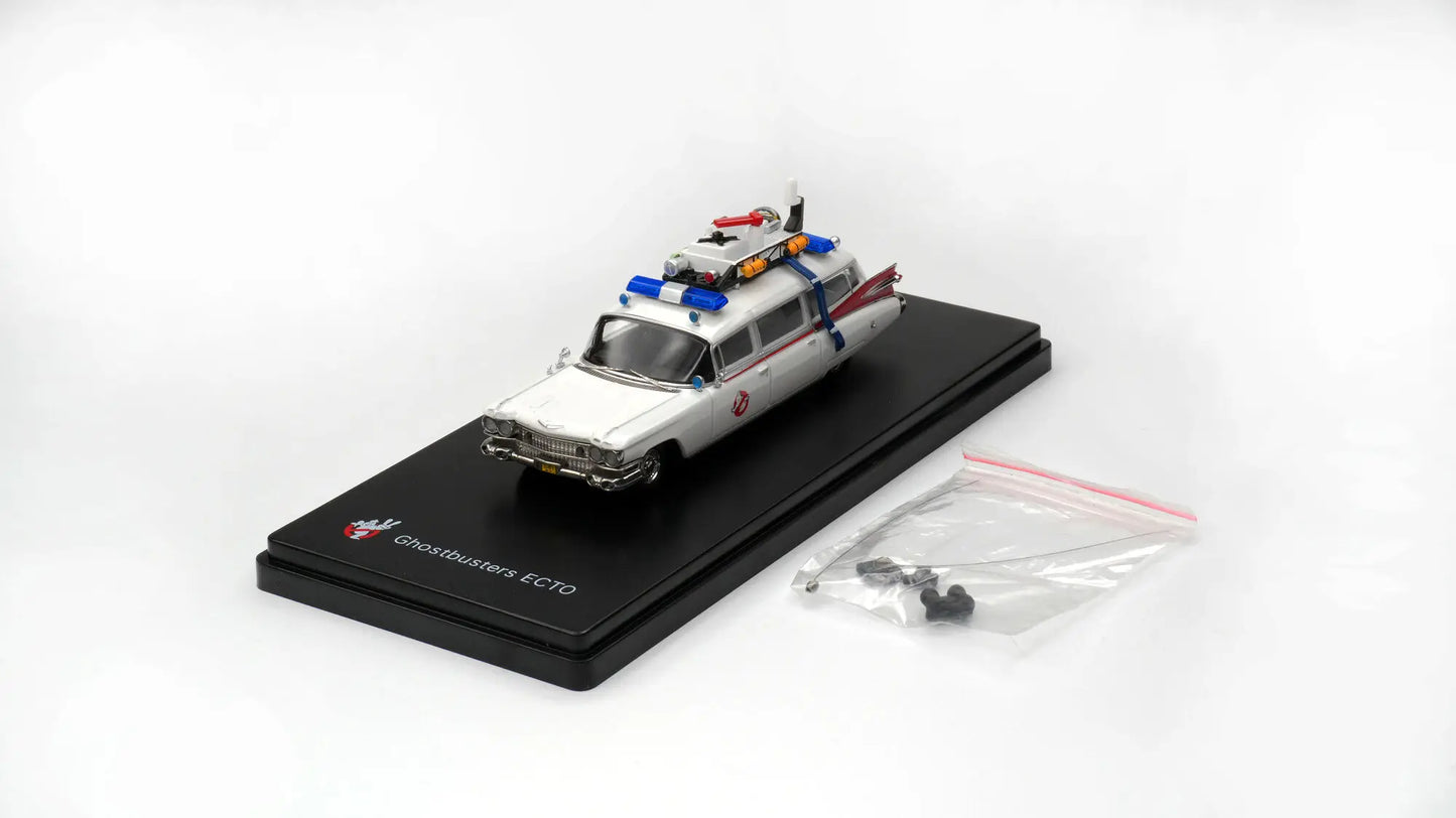 Ghostbuster Miller 1:64 Meteor 1959 Ecto-1 Diecast Car Model Collection ToYS
