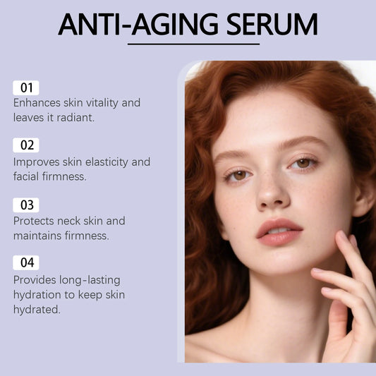 Anti Aging Serum DNA Sodium Face Essence for Hydrating Firming Lifting Improve Skin Elasticity Anti Sagging Smoothing Skin Care