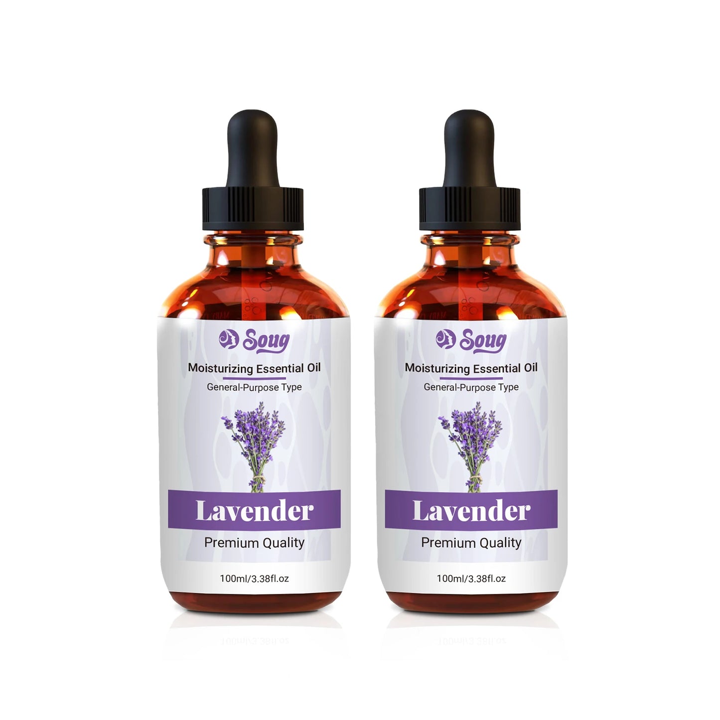 100ml Lavender Plant Essential Oil Massage SPA Moisturizing Comfortable Calming Nourishing and Moisturizing Essence No Additive