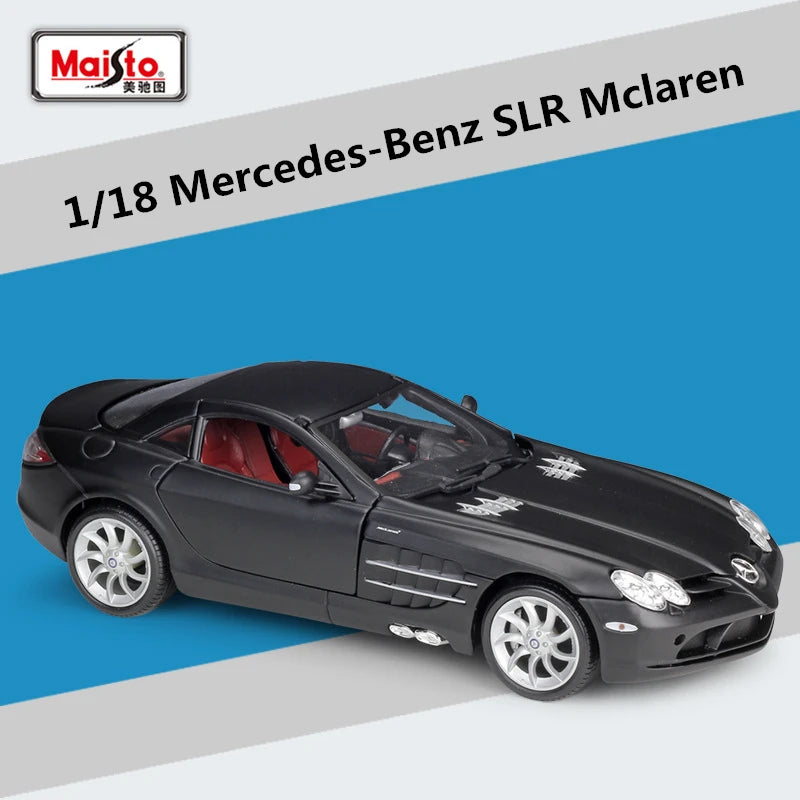 Mercedes-Benz SLR McLaren 1:18 Alloy Car Model Diecasts Metal Toy Sports Car Model Simulation Collection Gifts