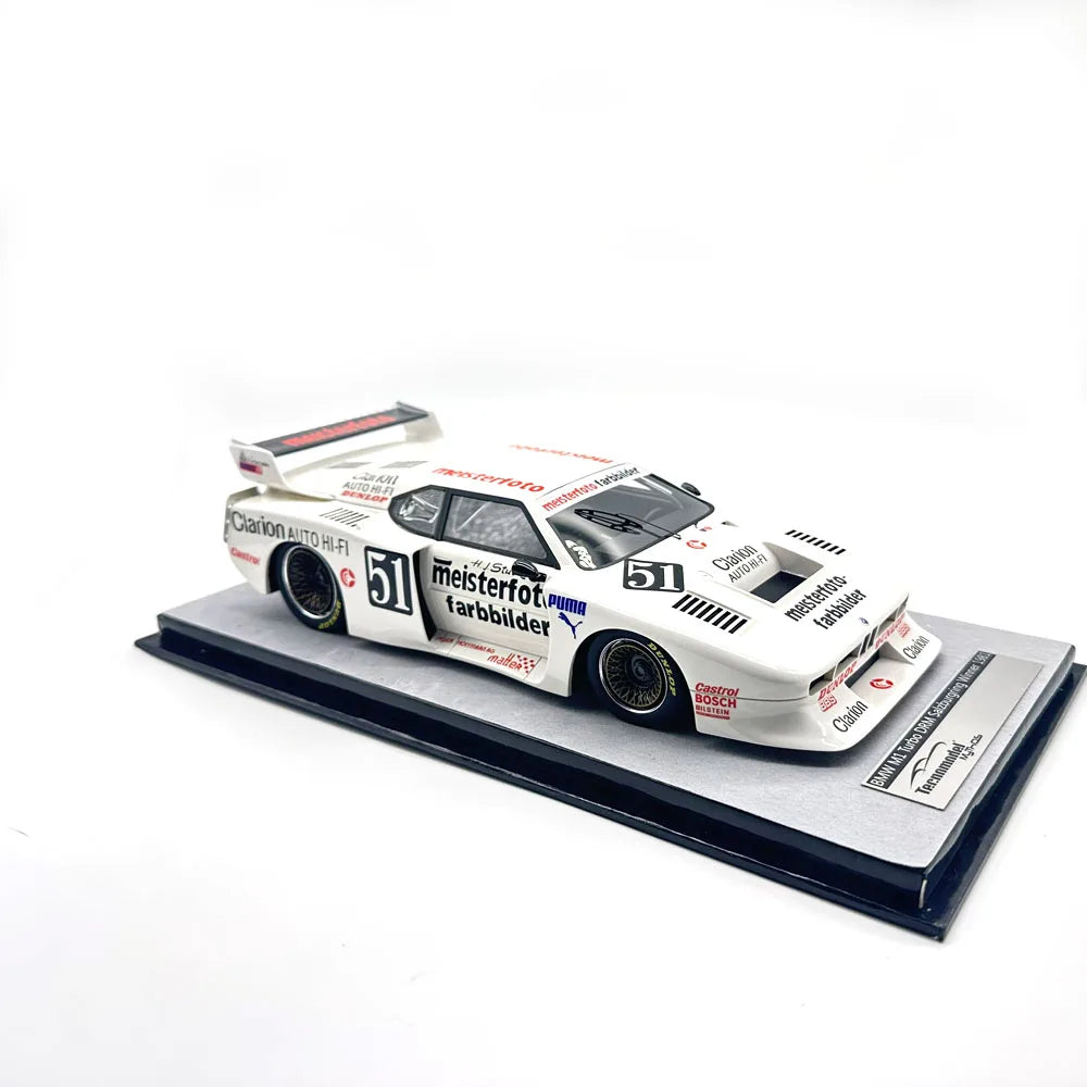 M1 Turbo DRM Salzburgring Winner 1981 #51 1/18 Scale Resin Model Car Birthday Collection Gift Toy Scene Matching