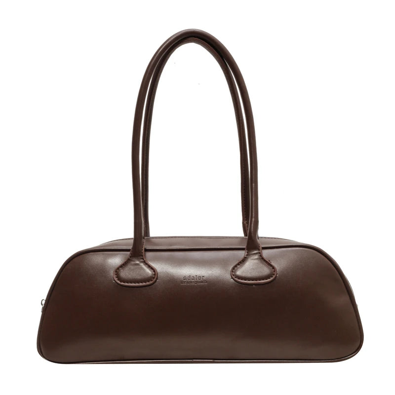 Advanced Sense Retro Pu Zipper Ladies Shoulder Bags Trend Light Luxury Hot Sale Bags for Women New Bolsas Femininas