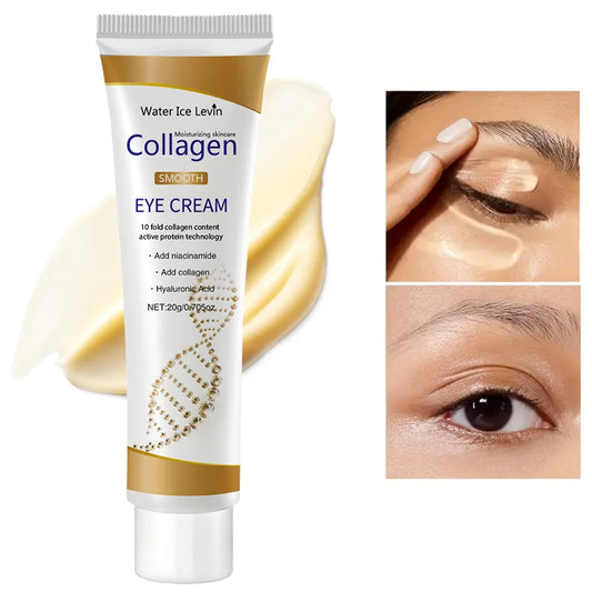 Winter Collagen Eye Cream with Niacinamide & Hyaluronic Acid - Intense Moisture & Smoothing for Firmer, Revitalized Eye Area, Ge