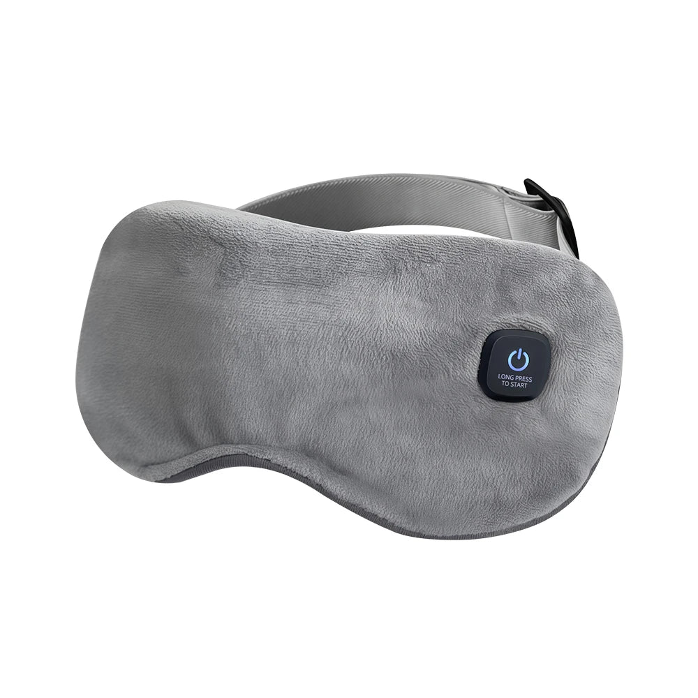Cordless Hot Compress Massage Eye Mask Electric Vibration Heated Eye Massager Relieve Eye Strain Dark Circles Sleeping Eyeshades
