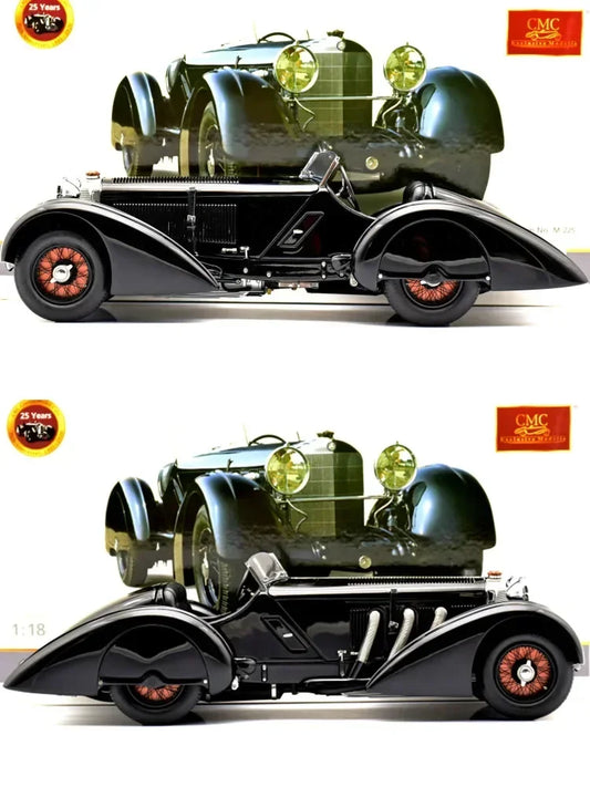 CMC 1/18 Mercedes-Benz SSK Black Prince Limited Edition Vintage Car Model