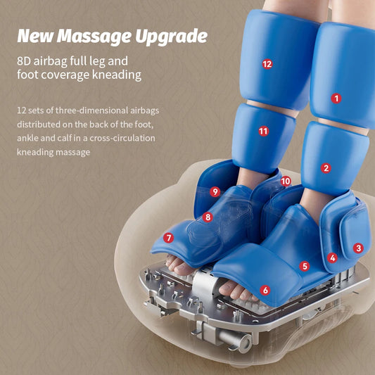 Foot Massager, Shiatsu with Heat Function, Kneading, Rolling and Air Compression, Relieves Pain from Plantar Fasciitis and Reviv