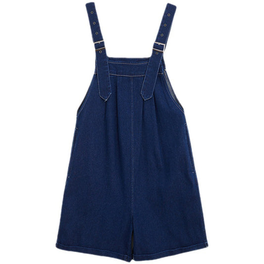 Large Size Women's New Fashion Denim Overalls Shorts Women