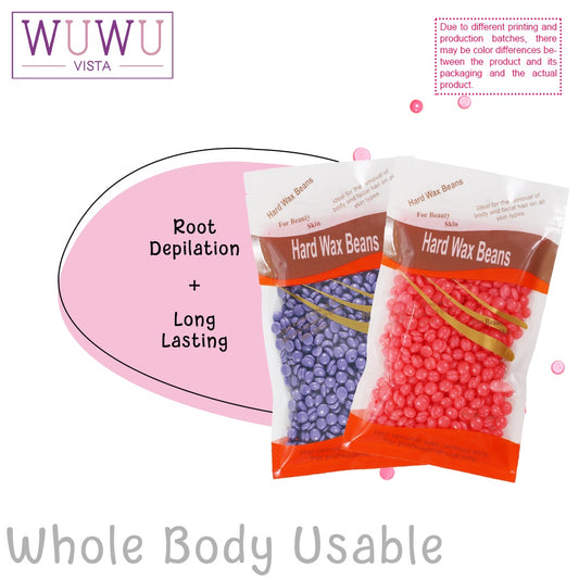 Wax Beans 3.52oz For Hair Removal, Brazilian Coarse Waxing For Bikini, Face, Eyebrow, Back, Chest, Legs, Armpit, At Home Waxing Beads For Women Men