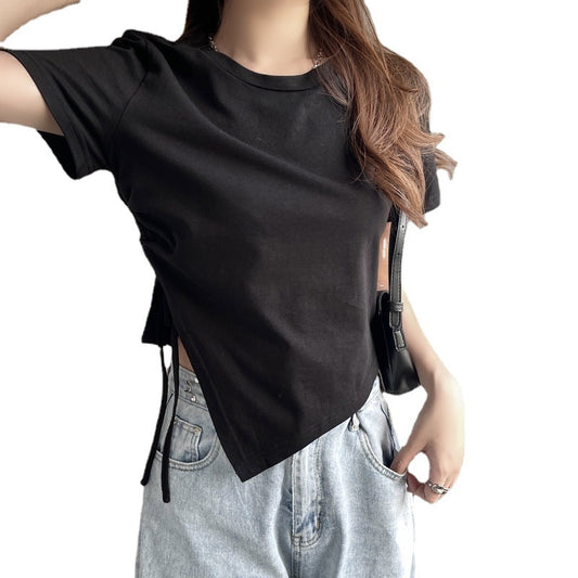 Korean Fashion Y2K T-shirt Women Summer