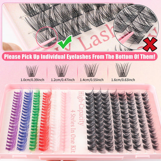 DIY Segmented Natural High-volume Lash Kit