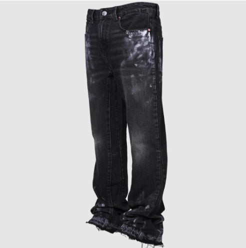 Men's Straight-leg Denim Pants Street Style