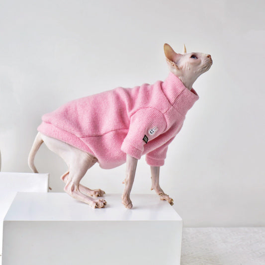 Thickened Warm Hairless Cat Coat In Winter