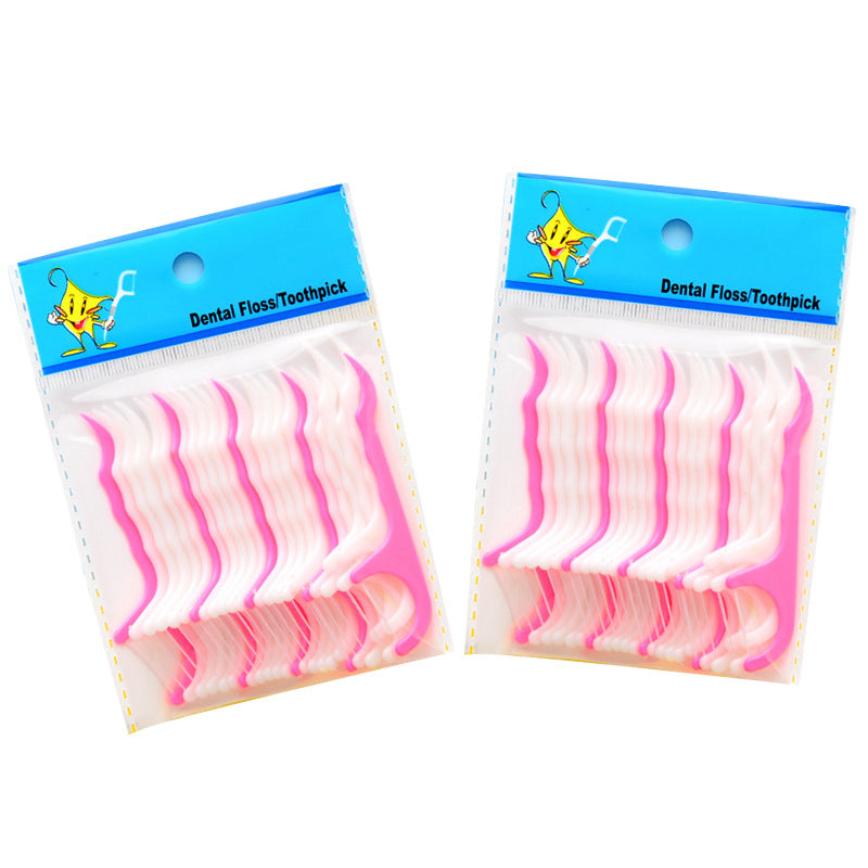 Oral Care Flossing Toothpicks