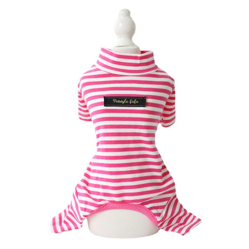 Cotton Eight-color Striped Pet Leggings