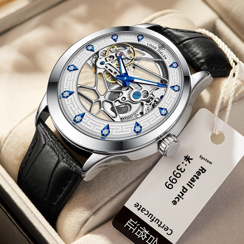 Men's Trendy Waterproof Luminous Mechanical Watch