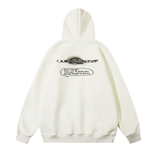 Fashion Personality Printed Hoodie Men