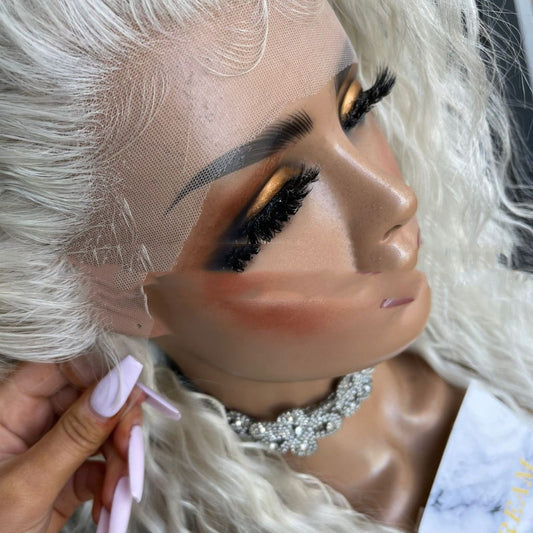 Women's Lace-Front With Long Curly Hair Synthetic Hair Wigs