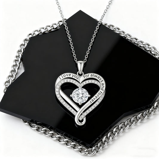 Double-layer Heart Necklace For Women