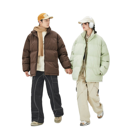 Couple Trendy Fried Street Bread Clothes All-matching Casual Student Cotton Coat Women