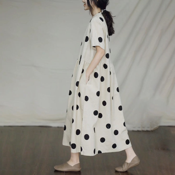 Beach Dress Summer V-Neck High Waist Printed Midi Sweet Elegant Dresses Female Vacation Dress