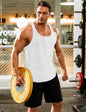Men's Solid Color I-shaped Fitness Training Vest