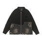 Design Burr Stitching Denim Jacket Coat Women