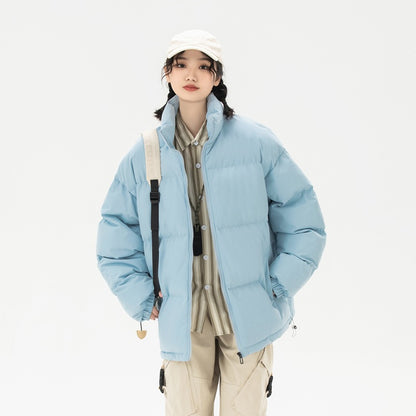 Couple Trendy Fried Street Bread Clothes All-matching Casual Student Cotton Coat Women