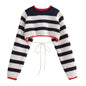 Lace-up Sweater Sweater For Women
