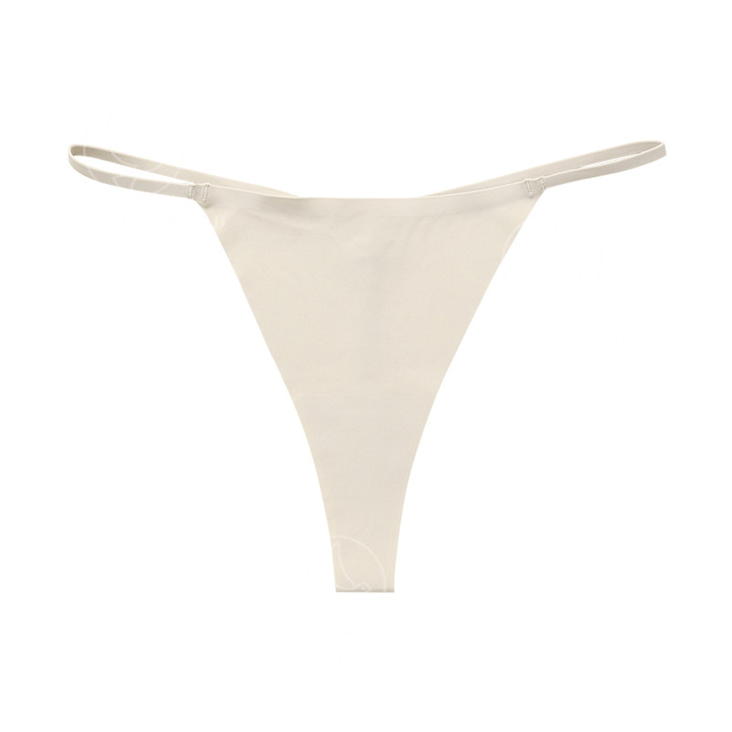 Seamless Thin Belt Buckle T-shaped Panties T-string For Women Underwear