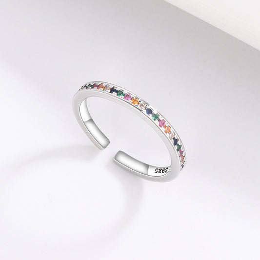 Affordable Luxury Versatile Rainbow Howlite Ring