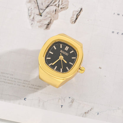 Sale Square Ring Watch Popular Models Can See The Time