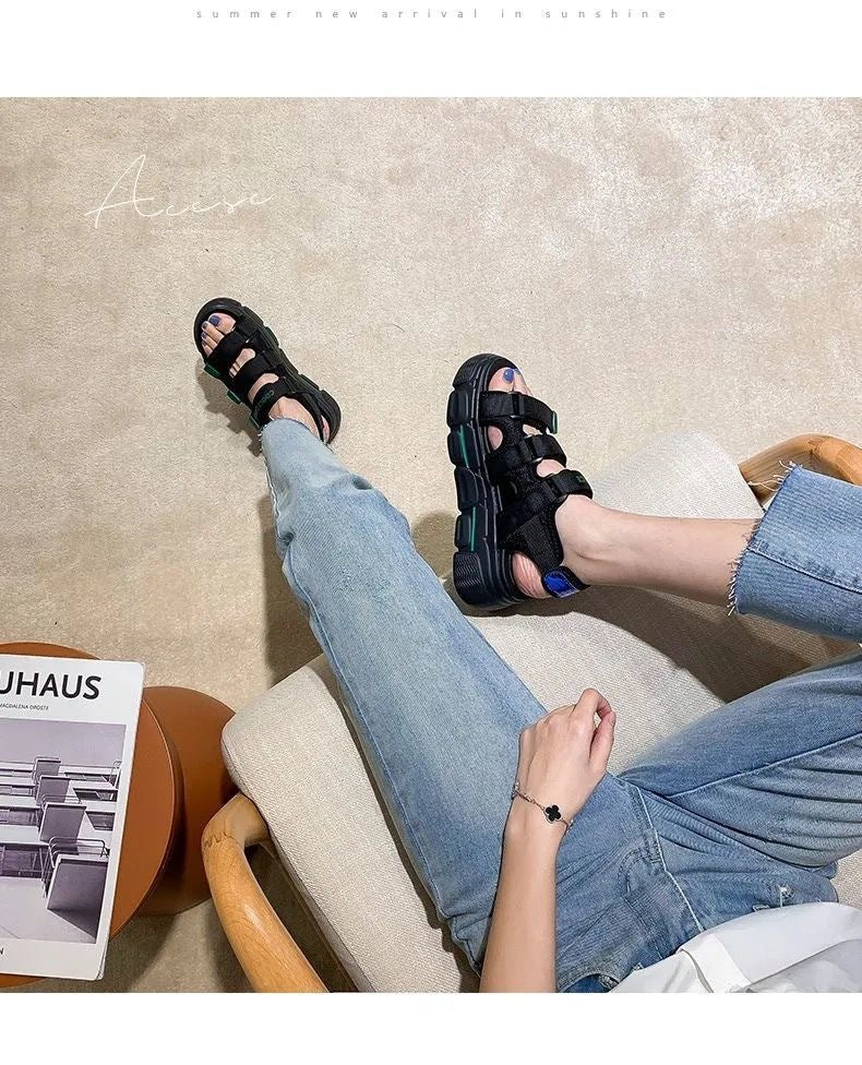 Women's Flat Casual Sports Platform Platform Sandals
