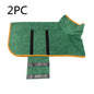 Absorbent Pet Bathrobe With Waist-wrapped Microfiber