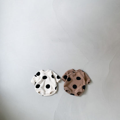 Baby Personality Polka Dot Bodysuit Romper