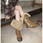 Womens Fleece-Lined Tall Snow Boots