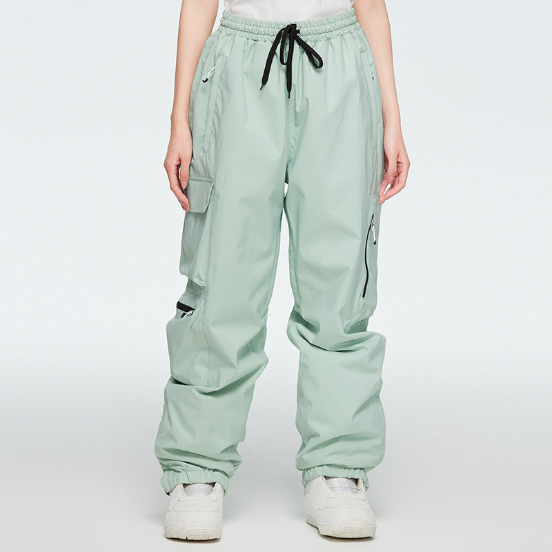 Winter Outdoor Windproof, Waterproof, And Insulated Thickened Ski Pants