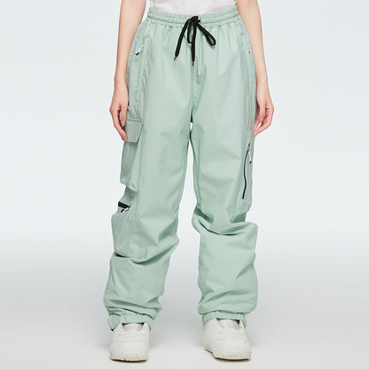 Winter Outdoor Windproof, Waterproof, And Insulated Thickened Ski Pants