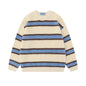 Vintage Stripe Knitted Men's And Women's Sweaters