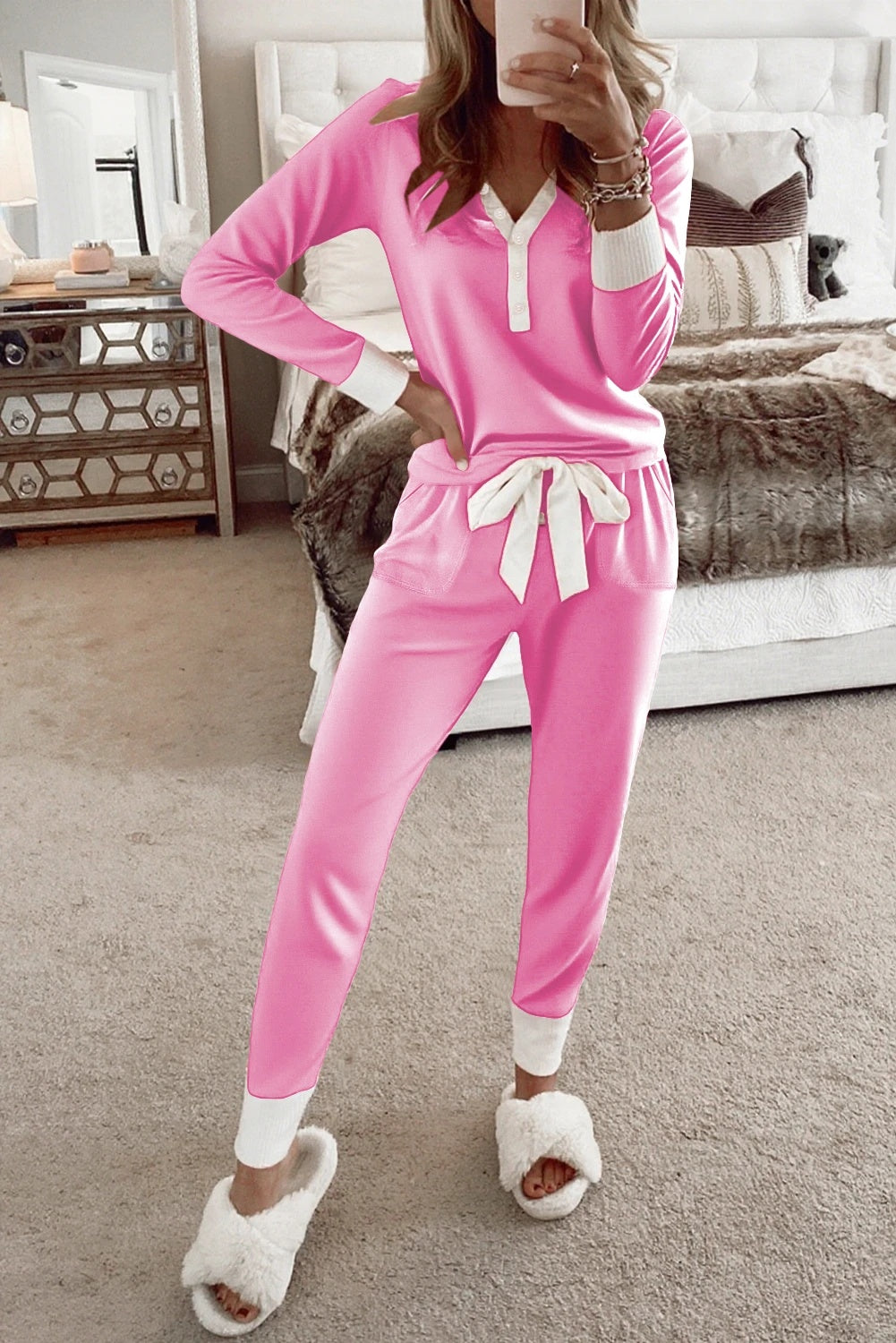 Girdle Casual Ribbon Casual Pants Suit Women