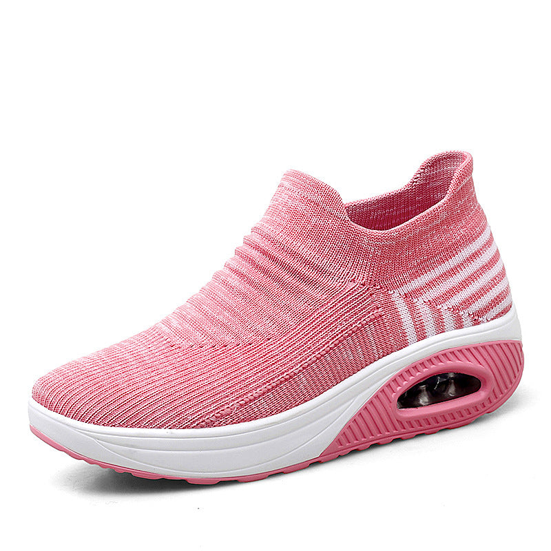 Platform Slip-on Rocking Shoes For Women