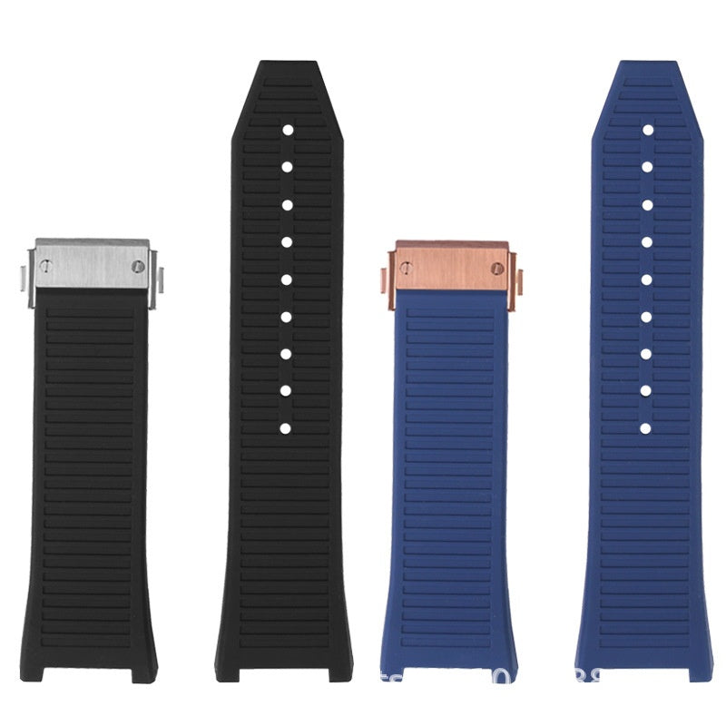 Sports Series Watch Waterproof Concave Silicone Black Watch Accessories Men